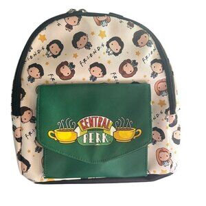 Friends TV Show Mini Backpack Bag Central Perk Design Characters Logo - READ